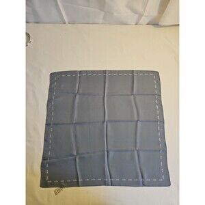 Vintage Nik Nik for Glentex  Made in Italy Gray Scarf 19" X 19" 100% polyester